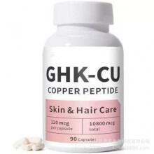 GHK-Cu Copper Peptide Capsules for Hair Growth and Skin Repair, Anti-Aging Beauty Supplement,
