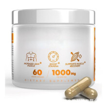 Natural Maca Capsules for Men Energy Supplement, Boost Stamina Vitality Strength