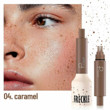 (caramel) Freckle Stamp Makeup Pen Waterproof, Natural Look Dot Freckles, Long Lasting, Sweatproof, Beginner Friendly
