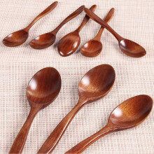 5 pcs Bamboo Wooden Spoon Kitchen Cooking Utensil Soup Catering