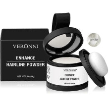 (White) VERONNI Hair Line Powder Black Root Up Natural Instant Waterproof Hairline Shadow Concealer Coverage Paint Repair Fill In Hair