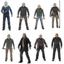 (3D version of Jason) NECA Friday the 13th 30th Anniversary Deluxe Jason Action Figure, 7-Inch Scale with Accessories