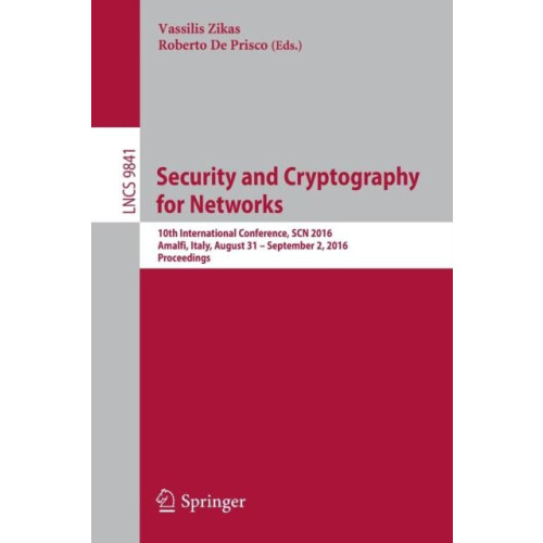 Security and Cryptography for Networks 10th International Conference S