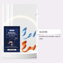 (5boxes) 1 Set LANISKA 2Pcs Nasal Dilator Anti Snoring Device Silicone Nose Vents Sleep Aid for Breathe Easy