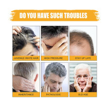 (1pcs) Grey Coverage Bar Shampoo Hair Darkening Black Soap For Men\'s Grey Hair Cover