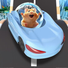 (1pcs, pink) Running Ball Hamster Toy Car, Hamster Rolling Ball Pet Running Car Roller, F0K2