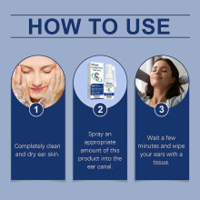 (2pcs) Ear Ringing Relief Spray Relieve Tinnitus Discomfort Earache Itchy Alleviate Deafness Prevent Hearing Loss Earwax Removal Liquid