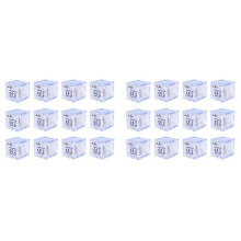 Glace LED Étanche, 24 Pièces Multicolore Clignotant Brillent dans le Noir Lumière LED Ice Glowinthedark pour Boire Partie