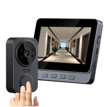 Videodeurbel Nacht HD Camera USB C 2.4GHz 2-Weg Spraak 1080P Groothoeklens Videodeurbel voor Thuisappartement