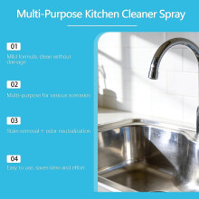 (3pcs) Multi-Purpose Kitchen Cleaner Spray Removes Grease Grimes Stains on Kitchens Bathrooms