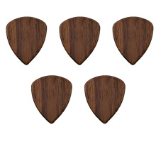 Púas de Guitarra de Madera, Púas de Guitarra de Madera para Guitarra Eléctrica, Acústica o Bajo, Madera de Nogal