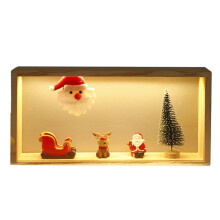 Supporto per Luci Notturne Natalizie, Babbo Natale A LED, Decorazioni, Supporto per Presentazioni, Supporto per Decorazioni per Alberi di Natale