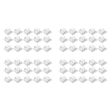Hooks for Outdoor String Lights Clips 60 Pack Clips Clear Light Hook with 60 Waterproof Adhesive Backing