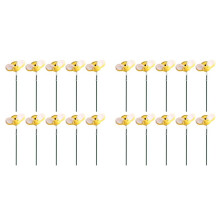 20 Pièces Petite Abeille Enfichable Abeilles Piquets de Jardin Décor de Piquet de Jardin Abeilles Signe D'Abeilles Piquet de Jardin Décoratif