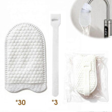 (30pcs, White) Faucet Filter Cotton Bag, Remove Rust & Impurities for Tap Water