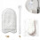 (30pcs, White) Faucet Filter Cotton Bag, Remove Rust & Impurities for Tap Water 1