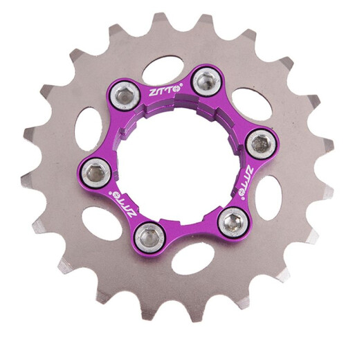 ZTTO Bicycle Flywheel Single Speed Gear 20T Single Gear Fixed Bicycle Sprocket