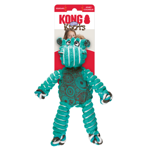 KONG KONG Floppy Knots Hippo Medium/Large 2