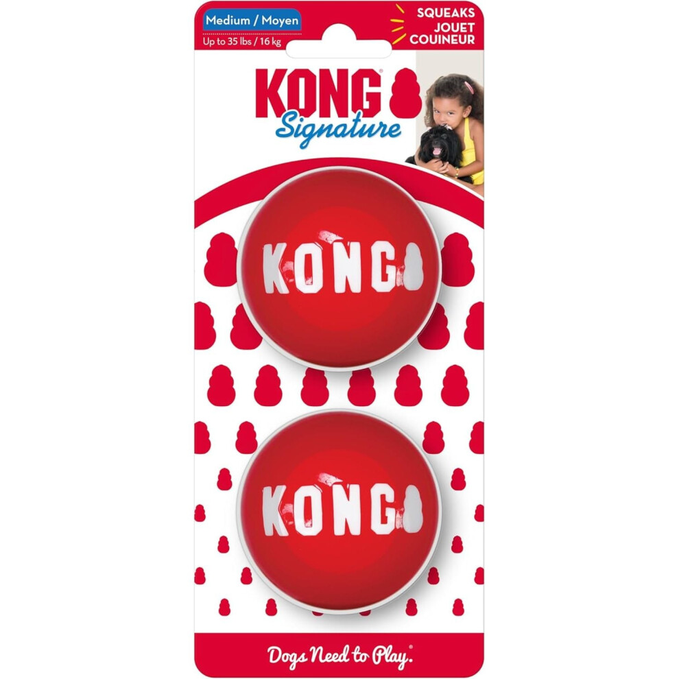 Kong Signature Balls Medium (2-Pack)