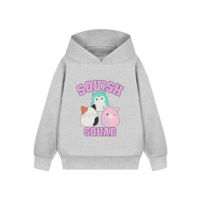 (5-6 Years) Squishmallows Hoodie (Girls Grey)