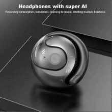 (Purple) AI Translator Earbuds High-Precision Translation Earphones for Travel Business Learning