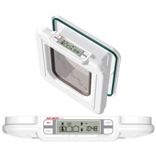 Cat Mate Elite I.D. Disk Cat Flap with Timer Control 305W White