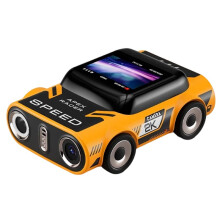 Retro HD Camera 2K Action Cam,1.0 Inch LCD Screen, Small Video Camcorder,Support Memory Card,Portable Camera Yellow