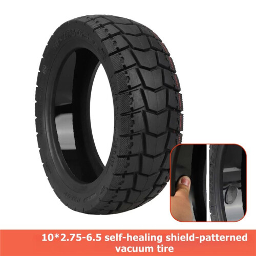 Pneu de Silicone A Vácuo 10x2.75-6.5 para Patinete Elétrico para  3 Speedway 5, Pneu Auto-Regenerador de 10 Polegadas 1