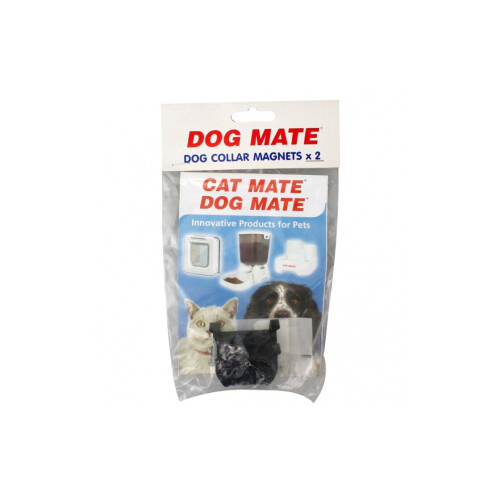Pet Mate Dog Mate Dog Collar Magnets x2
