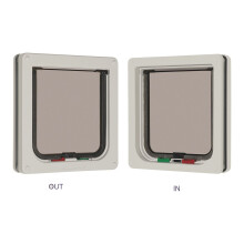 Cat Mate 4 Way Locking Cat Flap 309W White