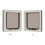 Pet Mate Cat Mate 4 Way Locking Cat Flap 309W White 1