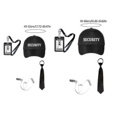 (child, Set 2) Secret Agent Style Eyewear and Neck Tie for Halloween Party Cosplay