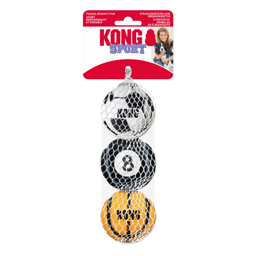 KONG KONG Sport Balls Assorted Medium (3-Pack) 1