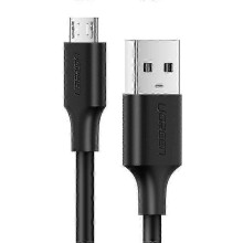 USB - micro USB kabel 2A 2m svart