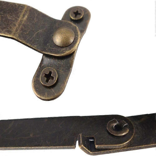2pcs Rotatable Folding Lid Support Hinges, for Box Display Furniture Accessories Cabinet