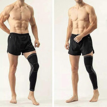 (M 90-120 pounds) Flytex Full Leg Knee Sleeve,for Pain Relief and Support,Alleviates Swelling