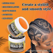 (2pcs) Braid GelExtreme Hold, High Shine | Frizz & Flake-Free Edge Control, Slick & Style Braids, Locks, Twists, Cornrows