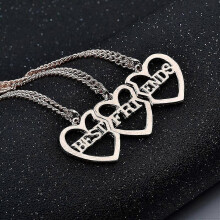 Best Friends Necklace Gold 3 pcs/piece Rose Gold