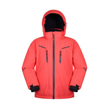 (9-10 Years, Fiery Coral) Mountain Warehouse Childrens/Kids Slalom Extreme Waterproof Ski Jacket