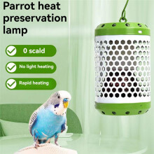 Lampe Conservation Chaleur pour Perroquets pour Animaux Compagnie, Lampe Chauffante en Céramique,Anti-Morsure,Brûlure,Reptile,Lumières