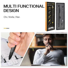 9-in-1 Multitool Tactical Pen, Cool EDC Gear Birthday Gift for Men, Dad, Husband, Boyfriend