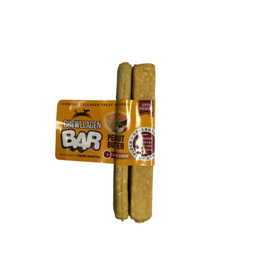(Peanut Butter, 3Pk Small) Chewllagen BAR