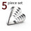 Set 5 Heart Shaped Cookie Cutters 1