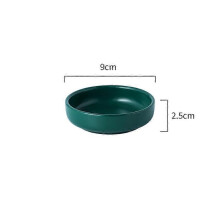 (E) Japanese Cute Ceramic sushi Taste Porcelain Nut Saucer Small Plate Mini Soy Sauce Seasoning Tableware Household Kitchen Supplies