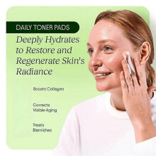 (2) Centella Asiatica Pads,Dark Spot and Wrinkle Minimizing Toner Pad Moisturizing Repair Damaged Skin Face Care Product