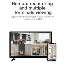 3MP Kabellose WIFi-Kamera PTZ IP-Dome-Kamera Rauchmelder Abwesenheitserkennung Heimsicherheit CCTV Gegensprechanlage Babyphone-Kamera