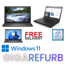 Fast Intel Core i5 8th Gen Laptop With Windows 11 8GB RAM 256GB SSD Wifi - Refurbished