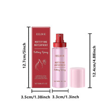 (2pcs) Powder Melt Glass Setting Spray, Ultra-Smooth Finish- Size Setting Spray, Hydrating, Makeup Wear Up to 12 Hours