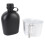 Feldflasche Outdoor 1L PE schwarz Camping 11