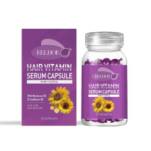 (purple) Hair Essential Oil, Nutrition Moisturizing Hair Repair Flexible Care Essential Oil
